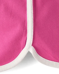 Girls Rainbow Tie Dye Dolphin Shorts 4-Pack