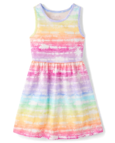 Girls Print Everyday Dress