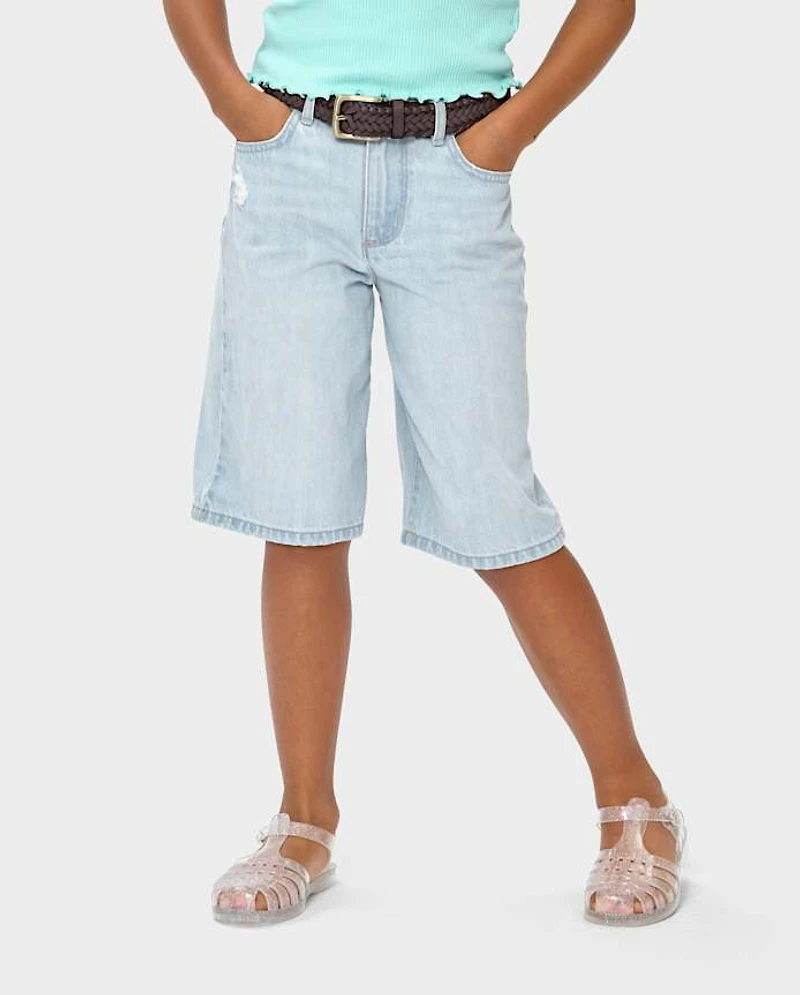 Girls Denim Jorts