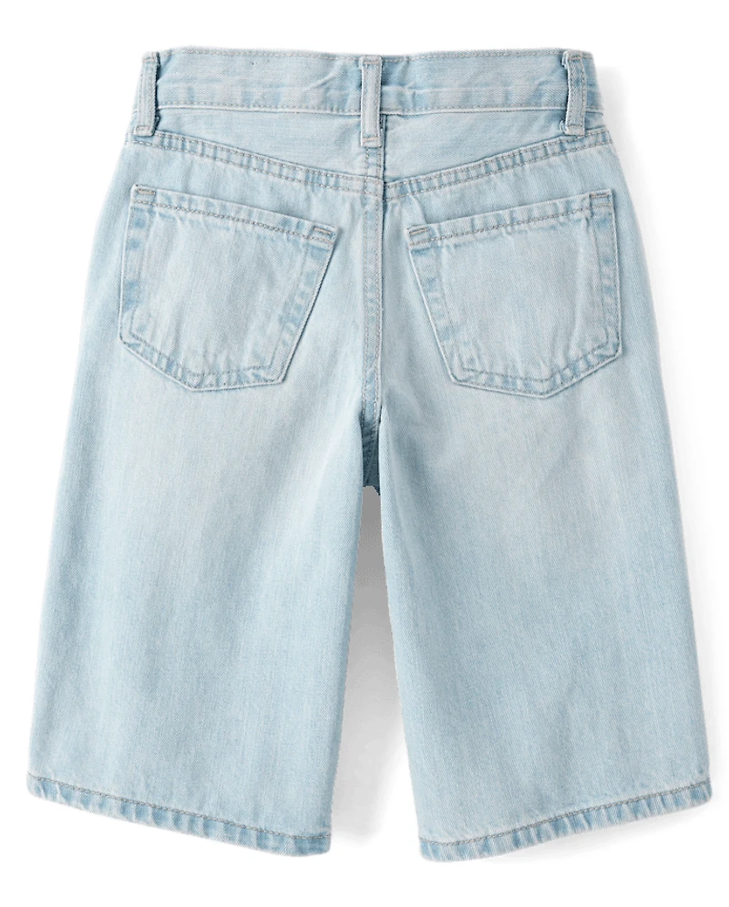 Girls Denim Jorts