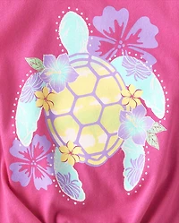 Girls Tropical Tie Front Tank Top 3-Pack