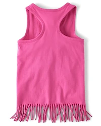 Lot de 4 débardeurs à franges Summer Vibes pour filles