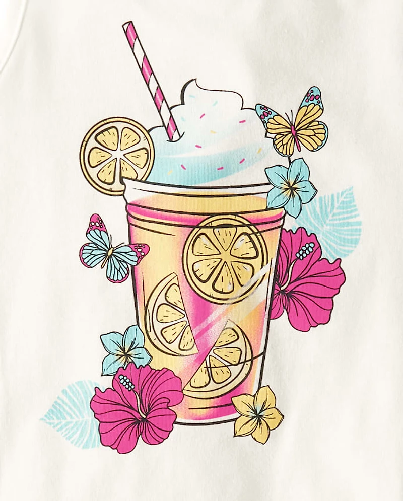 Lot de 4 débardeurs à franges Summer Vibes pour filles