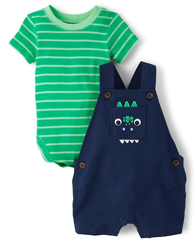 Baby Boys Dino 2-Piece Playwear Set