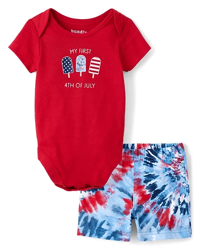 Baby First Fourth Of July 2-Piece Playwear Set