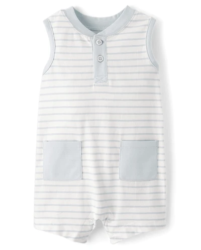 Baby Boys Striped Romper