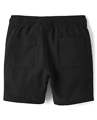 Boys Quick Dry Breathable Pull On Jogger Shorts