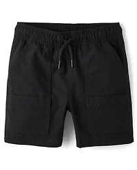 Boys Quick Dry Breathable Pull On Jogger Shorts