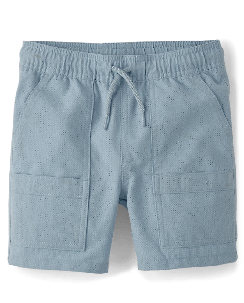 Boys Quick Dry Breathable Pull On Jogger Shorts