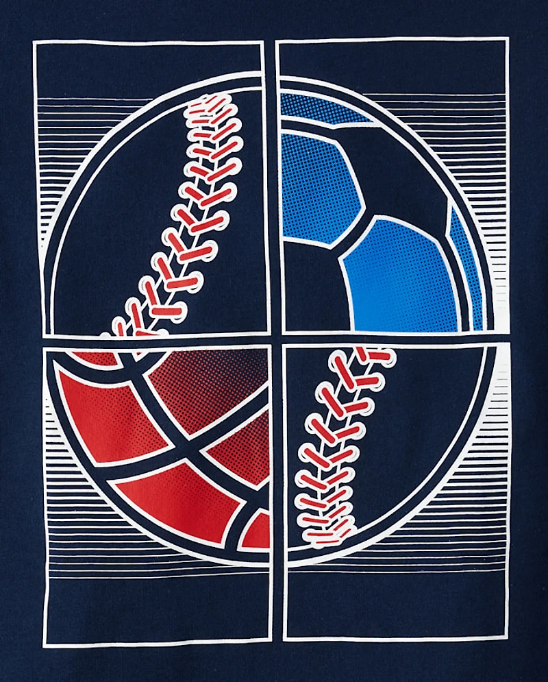 Boys Sports Graphic Tee 4-Pack