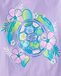 Girls Summer Graphic Tee 4-Pack