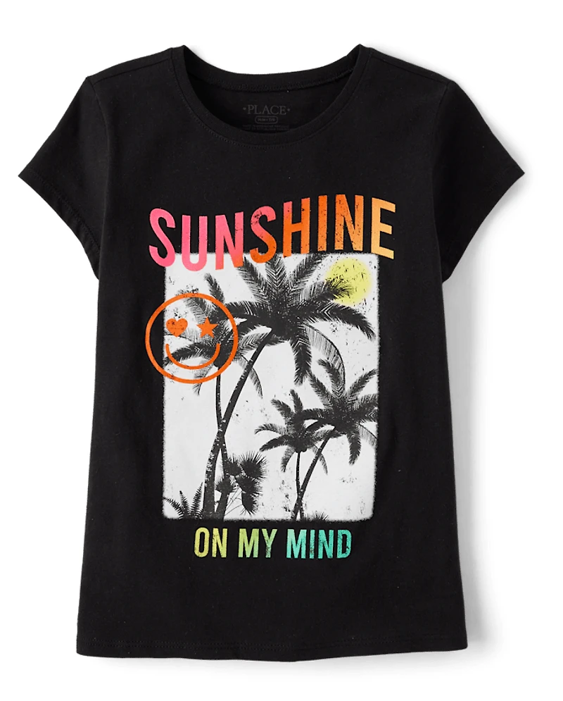 Girls Sunshine Graphic Tee