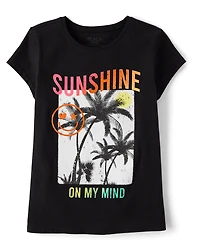 Girls Sunshine Graphic Tee