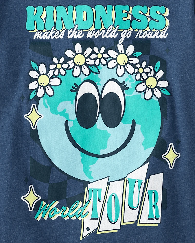 T-shirt graphique Girls Kindness World Tour