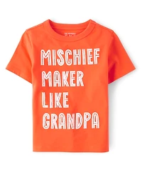 Baby And Toddler Boys Mischief Maker Graphic Tee