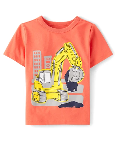 Baby And Toddler Boys Construction Graphic Tee