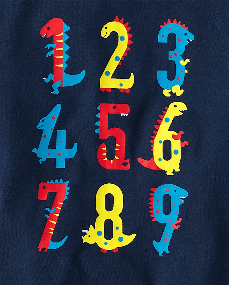 Baby And Toddler Boys Educational Graphic Tee 3-Pack