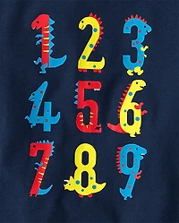 Baby And Toddler Boys Educational Graphic Tee 3-Pack