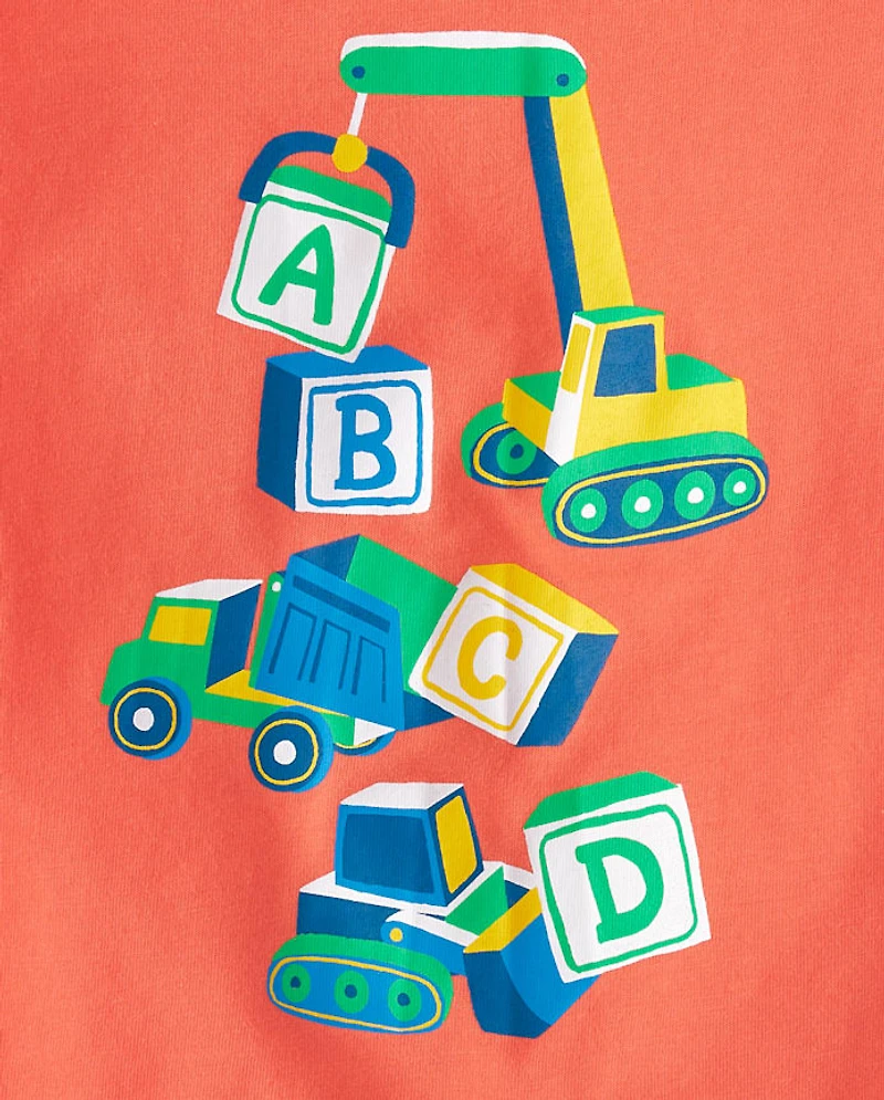 Baby And Toddler Boys Educational Graphic Tee 3-Pack