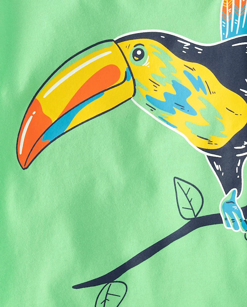 Baby And Toddler Boys Animal Graphic Tee 3-Pack