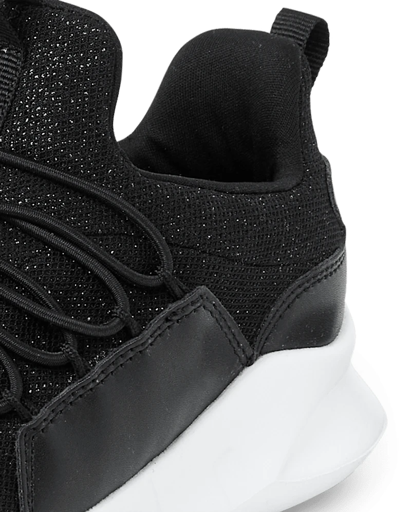 Girls Glitter Running Sneakers