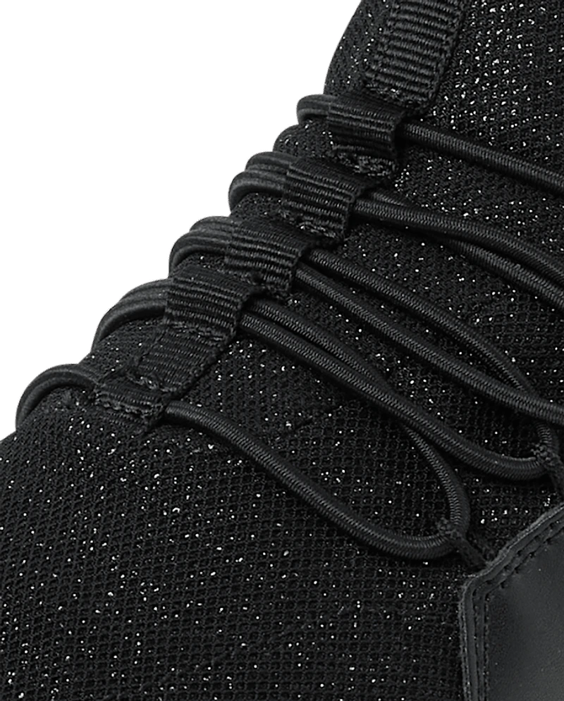 Girls Glitter Running Sneakers