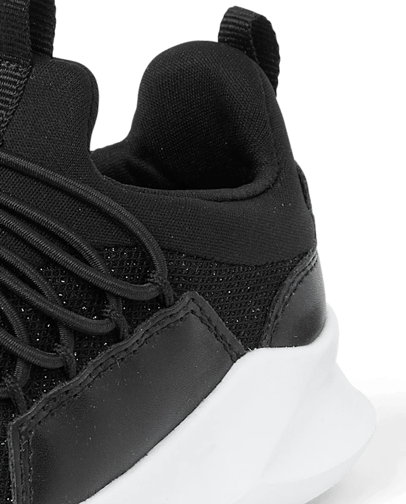 Toddler Girls Glitter Running Sneakers