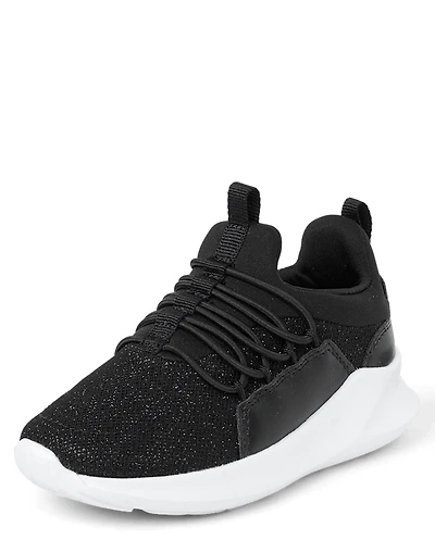 Toddler Girls Glitter Running Sneakers