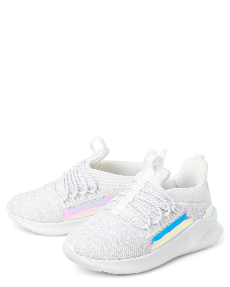 Toddler Girls Glitter Running Sneakers