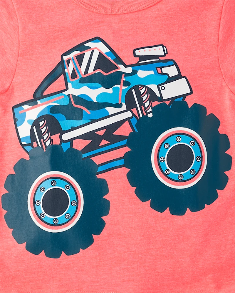 Baby And Toddler Boys Vehicle Graphic Tee 3-Pack