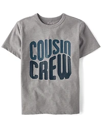 T-shirt graphique Cousin Crew pour enfants