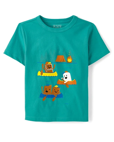 Baby And Toddler Boys S'mores Graphic Tee