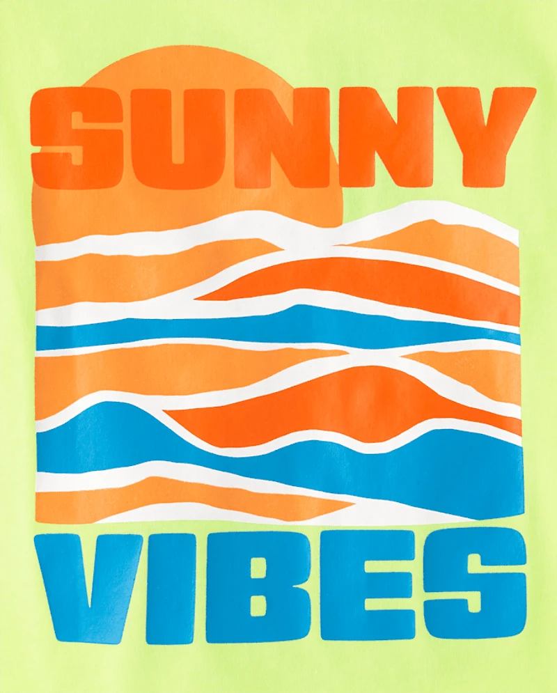 Baby And Toddler Boys Sunny Vibes Graphic Tee