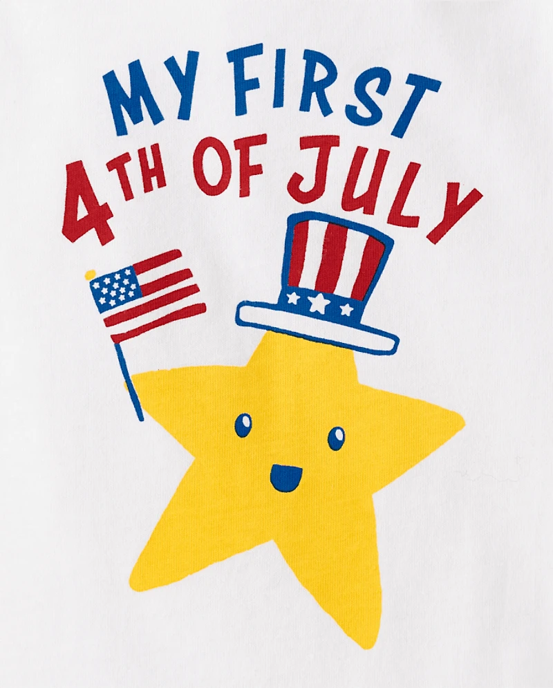 Baby First 4th Of July Graphic Bodysuit
