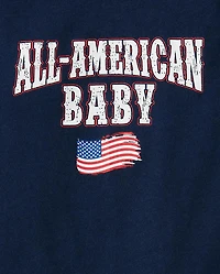 Baby All American Graphic Bodysuit