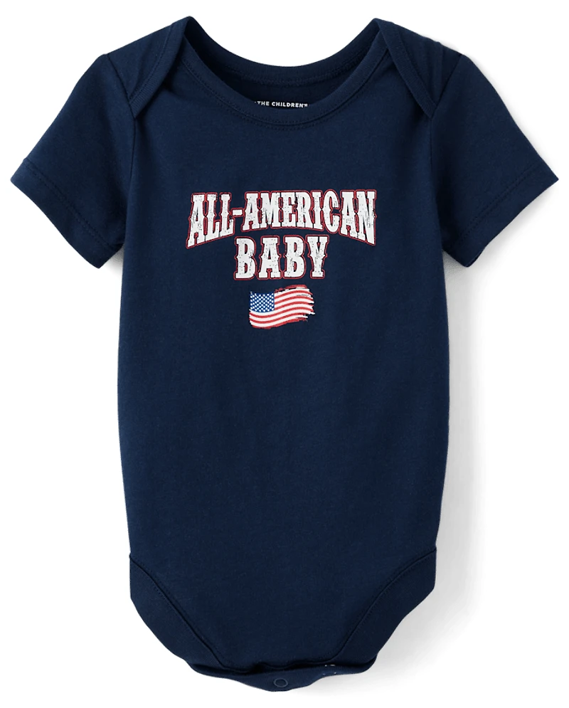 Baby All American Graphic Bodysuit