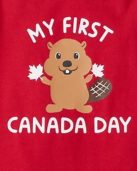 Baby First Canada Day Graphic Bodysuit