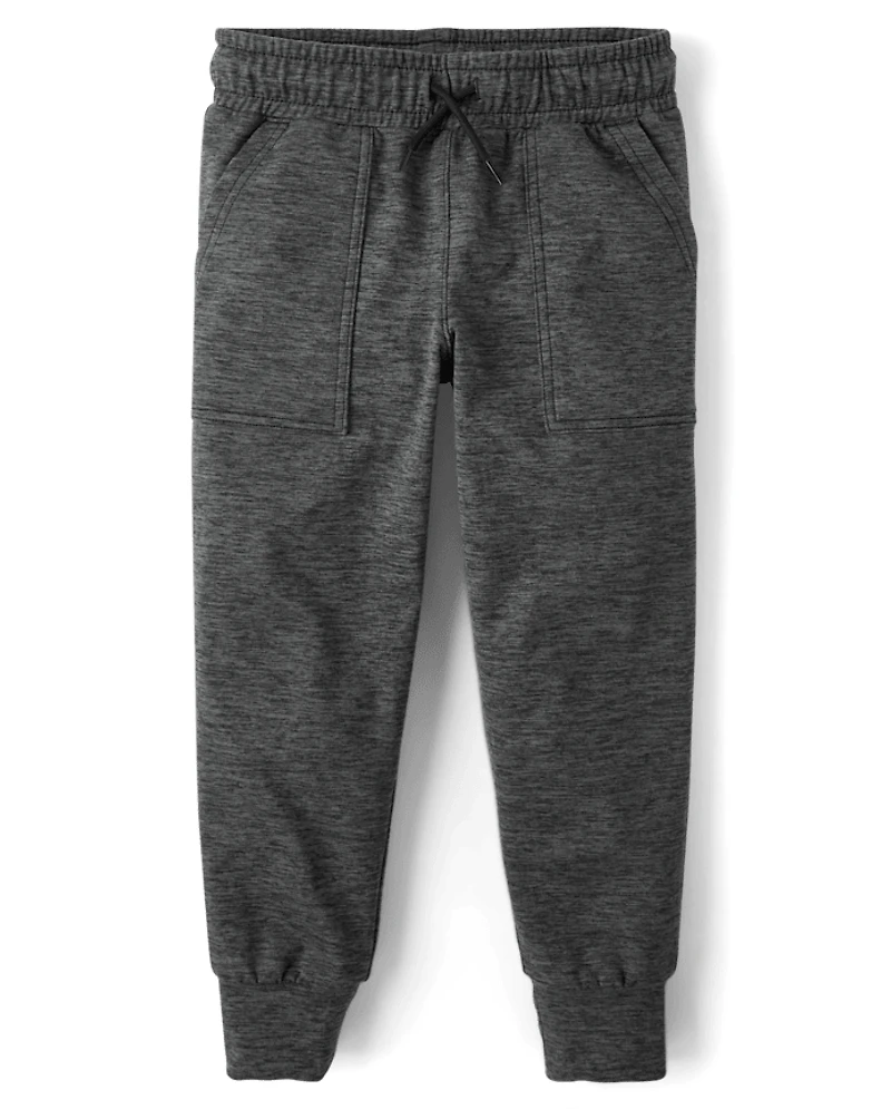 Boys Cozy Active Marl Jogger Pants