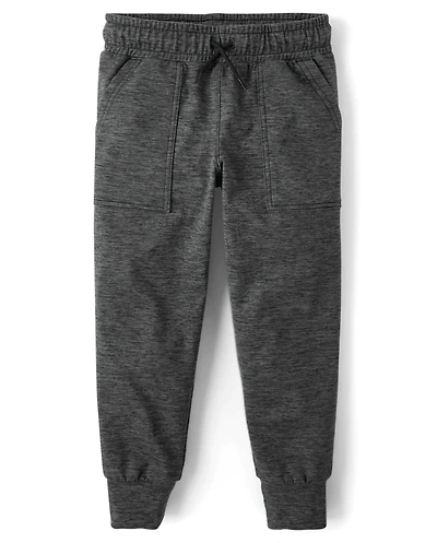 Boys Cozy Active Marl Jogger Pants