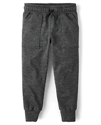 Boys Cozy Active Marl Jogger Pants
