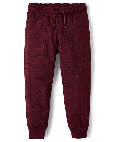Boys Cozy Active Marl Jogger Pants