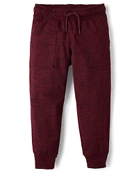 Boys Cozy Active Marl Jogger Pants