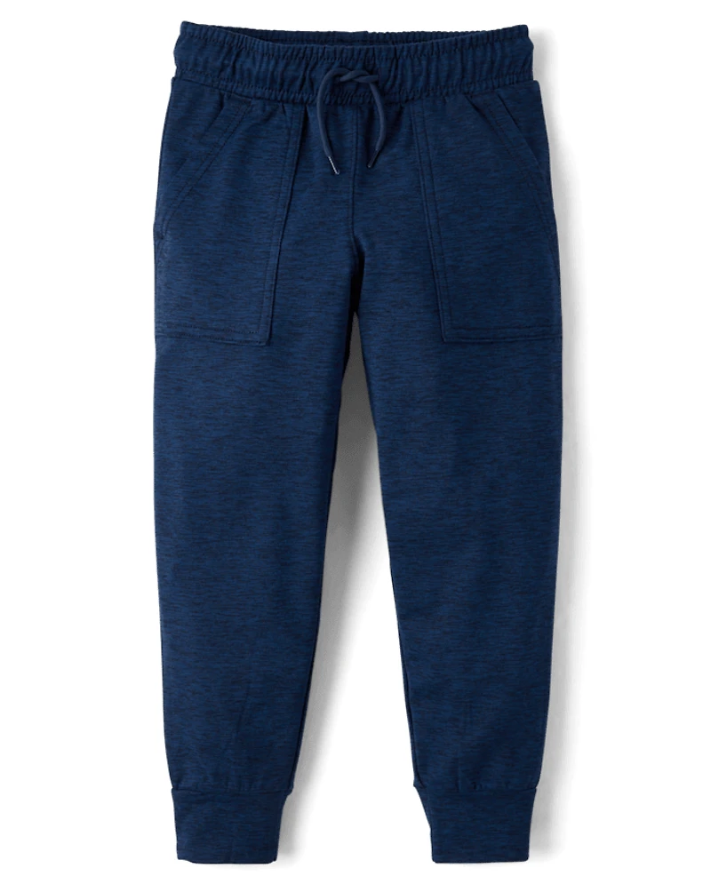 Boys Cozy Active Marl Jogger Pants