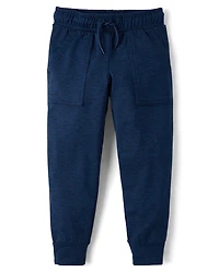 Boys Cozy Active Marl Jogger Pants
