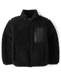 Baby And Toddler Boys Sherpa Trail Jacket