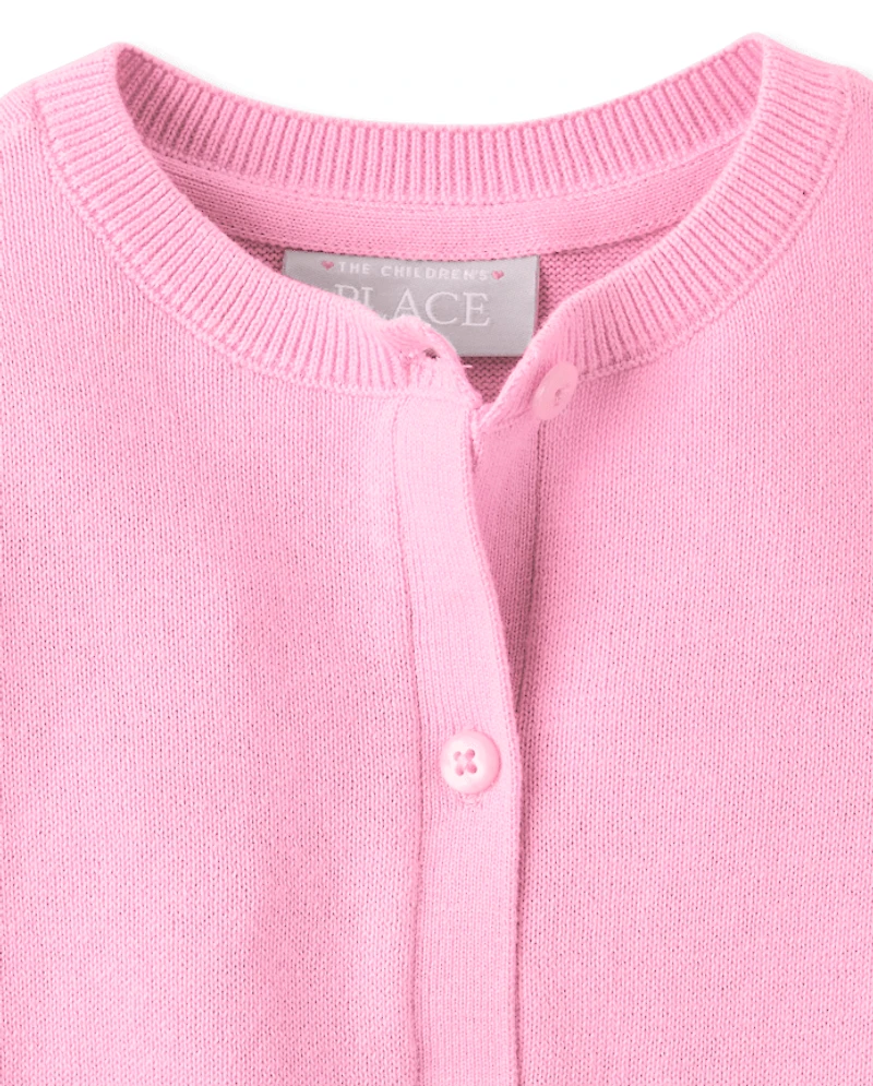 Toddler Girls Bow Cardigan