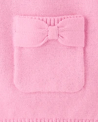Toddler Girls Bow Cardigan