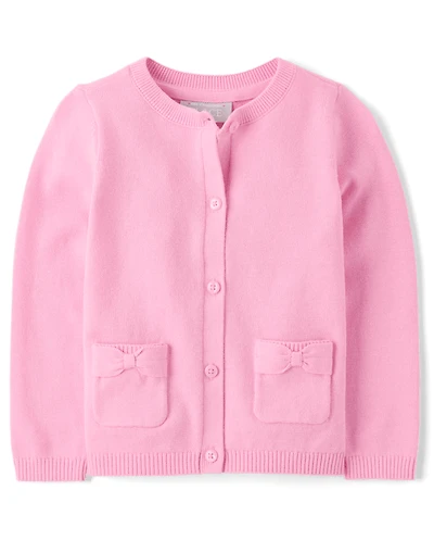 Toddler Girls Bow Cardigan