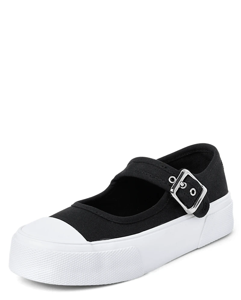 Girls Platform Mary Jane Sneakers
