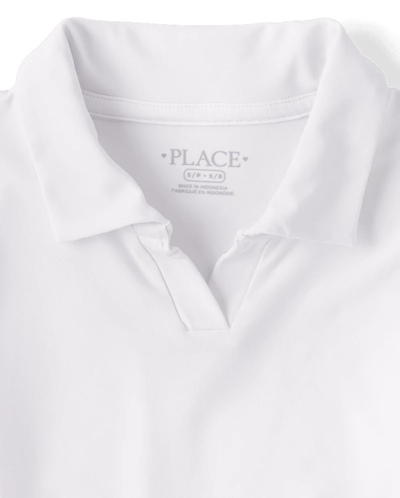 Girls Uniform Stretch Performance Polo